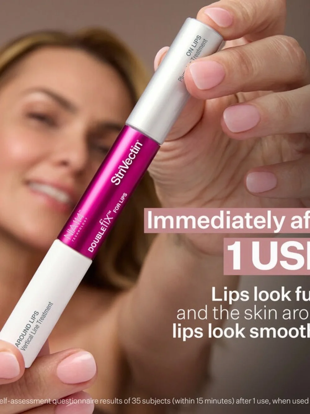 StriVectin Double-LX Plumping Lip Treatment - Deep Berry Pink